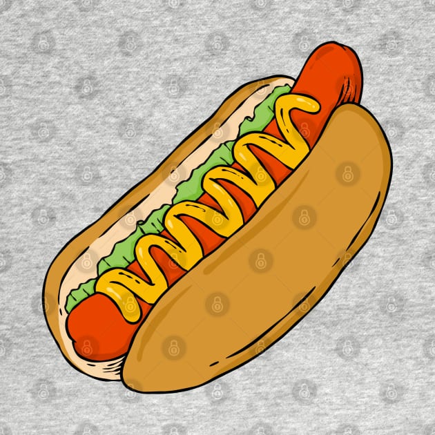 Hotdog Sandwich by Mako Design 